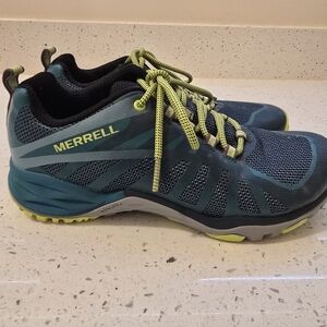 Merrell Blue and Green Athletic Shoes